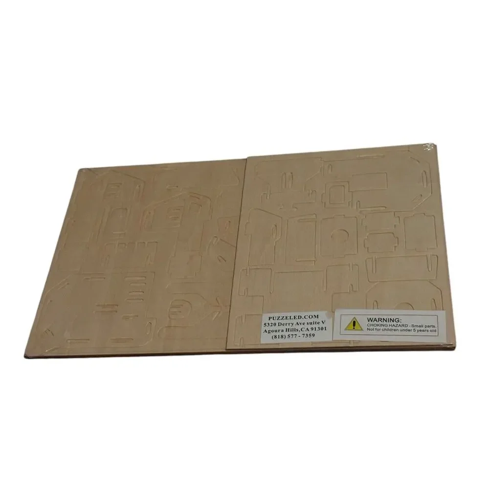 Excavator‎ Woodcraft Construction Puzzle Kit P043 Puzzled Crafts at Home NEW